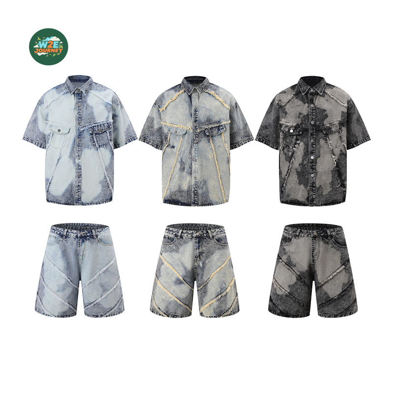 Jeans - W2EJOURNEY 高級品質 EU USサイズ アウトドアウェア ウォッシュド加工