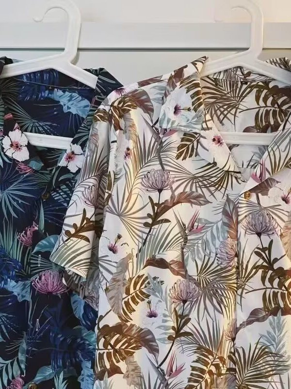 ヴィンテージタイ風花柄シャツ ルーズショートスリーブ キュー - Vintage Hawaiian Floral Shirt のレビューと価格