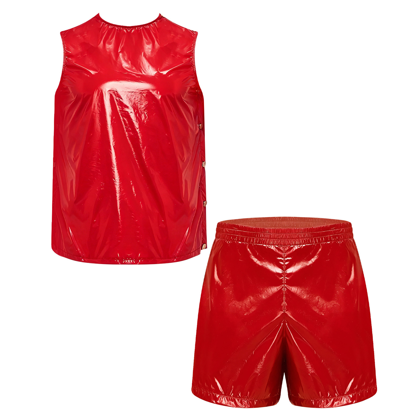 メンズ防水汗吸収トラックスーツ、ノースリーブタンクトップとサ - Shorts のレビューと価格