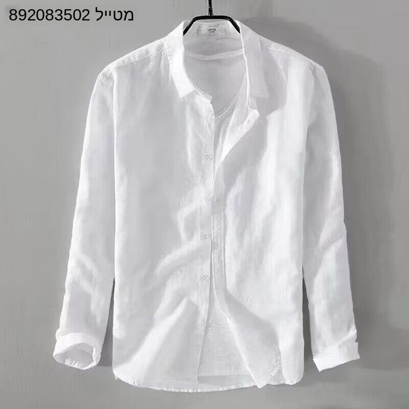オックスフォード織りコットンリネンシャツ カジュアル 多用途 - Oxford Cotton Casual Shirt Business のレビューと価格