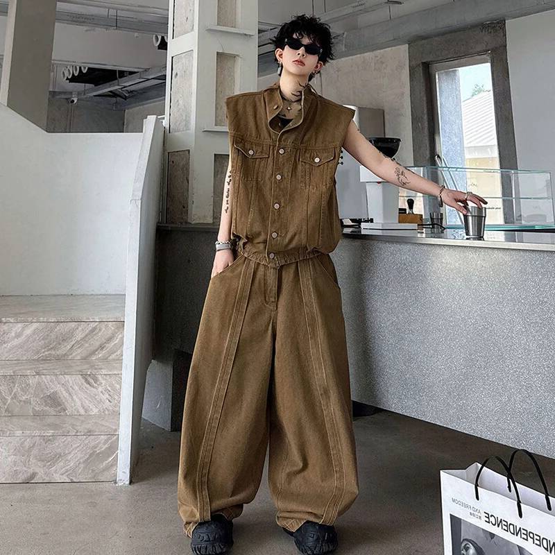 LUZHEN デニム 2026 サマーデコレーション 無地  - Jeans のレビューと価格