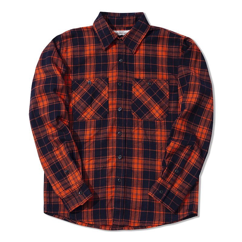 秋冬ファッションメンズクラシックフランネルシャツ男性用高品質 - Flannel Plaid Shirt Heavy Weight のレビューと価格