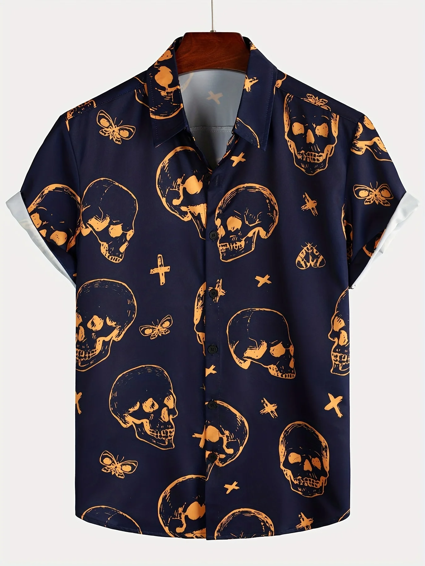 ヴィンテージ ホラー スカル クロスボーン メンズ ハワイア - Vintage Hawaiian Floral Shirt のレビューと価格