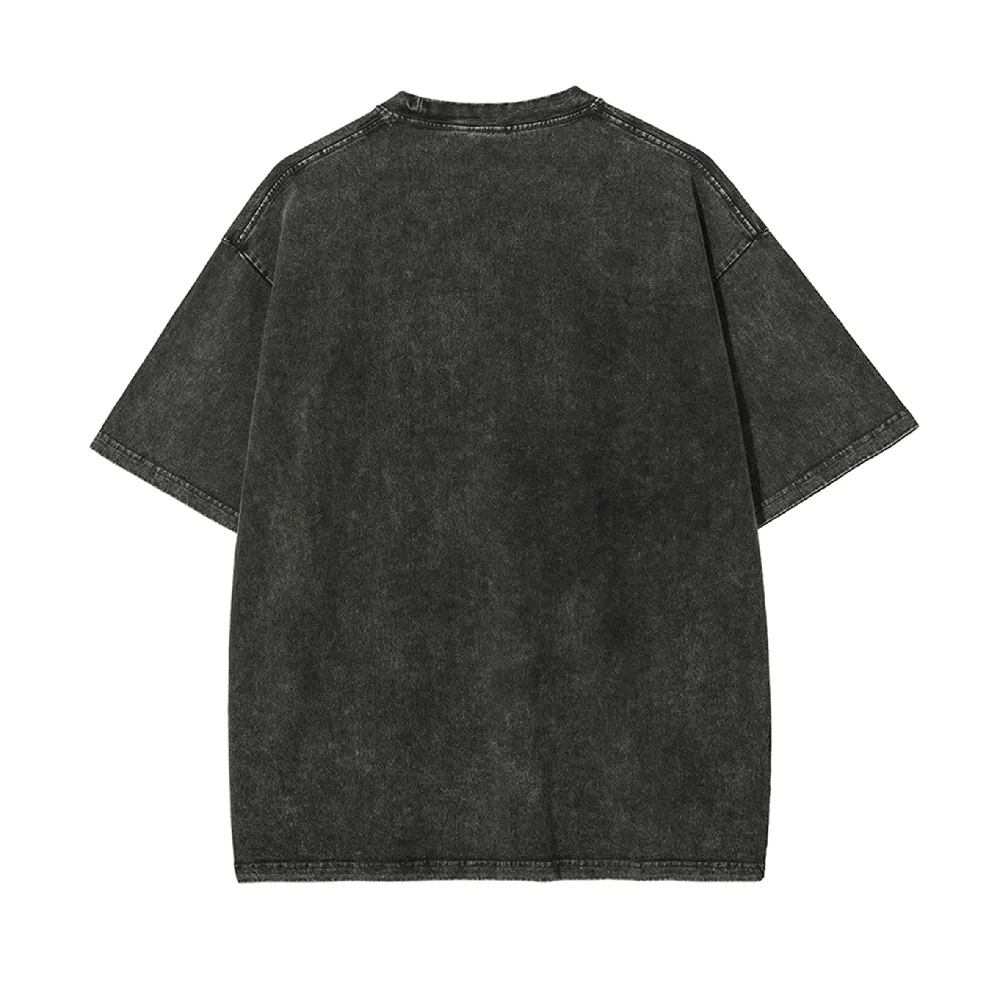 マヒト Tシャツ 呪術廻戦 メンズ アシッドウォッシュ アイ - Acid Wash Vintage Graphic T Shirt のレビューと価格
