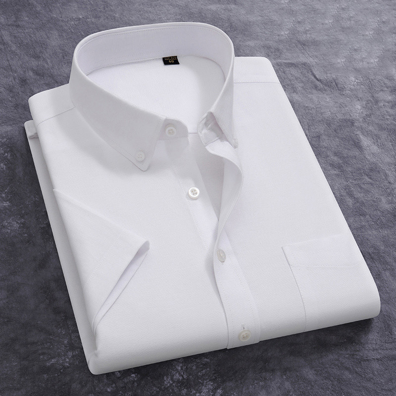 綿100% メンズ オックスフォードシャツ 夏 半袖 おしゃ - Oxford Cotton Casual Shirt Business のレビューと価格