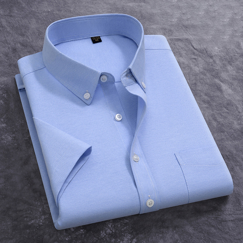綿100% メンズ オックスフォードシャツ 夏 半袖 おしゃ - Oxford Cotton Casual Shirt Business のレビューと価格