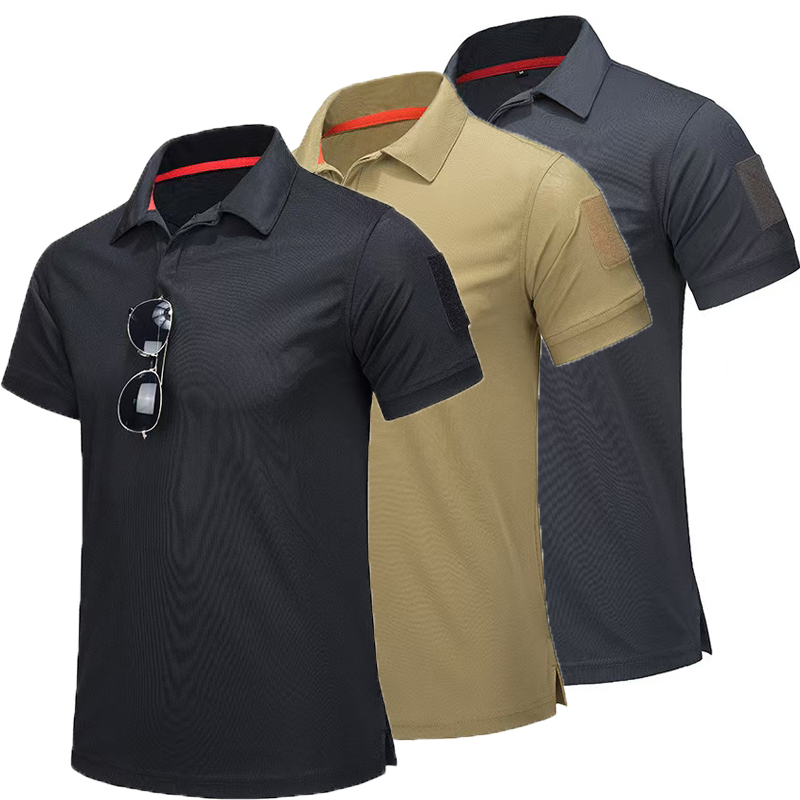 メンズミリタリー通気性プルオーバーサマースポーツ Tシャツ速 - Tactical Military Shirt Cargo のレビューと価格