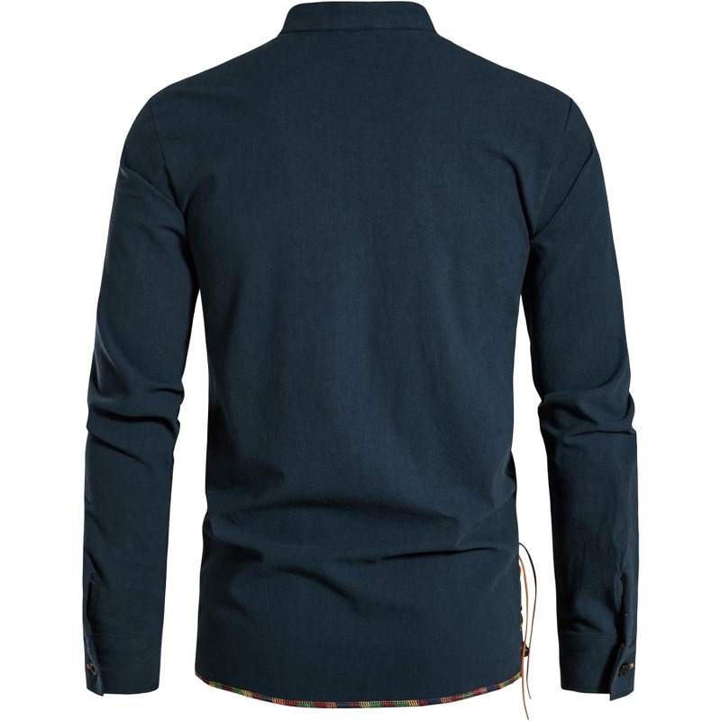 メンズ海賊シャツバイキングレトロルネサンス中世ゴシックビクト - Medieval Gothic Lace Up Pirate Shirt のレビューと価格