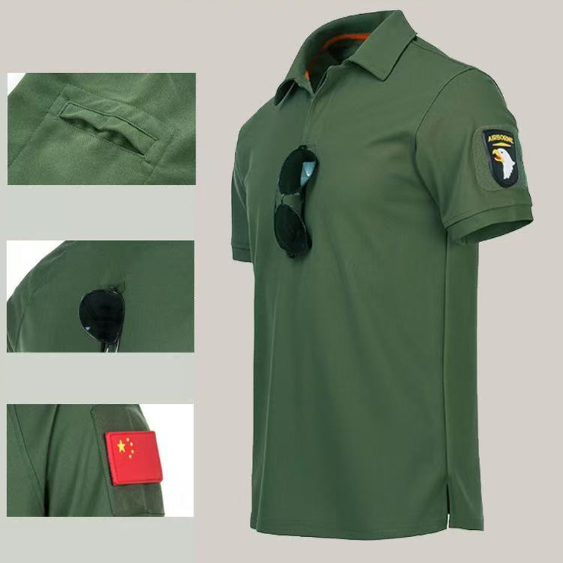 メンズミリタリーサマースポーツTシャツ速乾戦術Tシャツキャン - Tactical Military Shirt Cargo のレビューと価格