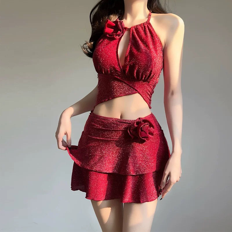 新作入荷 2ピースビキニセット レディース 韓国風 ピュアデ - Suits のレビューと価格