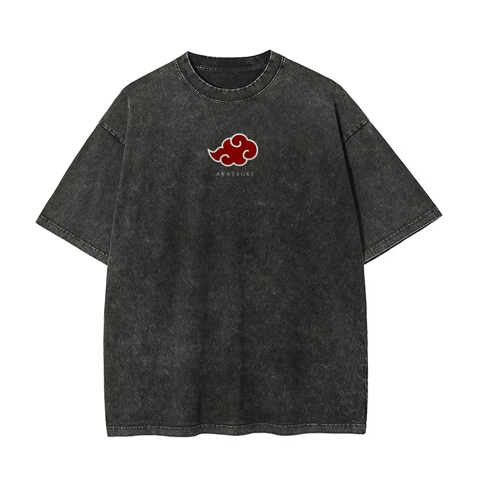 ナルトうちはイタチ Tシャツ暁グレートウェーブヴィンテージア - Acid Wash Vintage Graphic T Shirt のレビューと価格