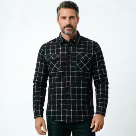 2026年秋・冬、長袖のアメリカンレトロ調、厚手のチェック柄 - Flannel Plaid Shirt Heavy Weight のレビューと価格