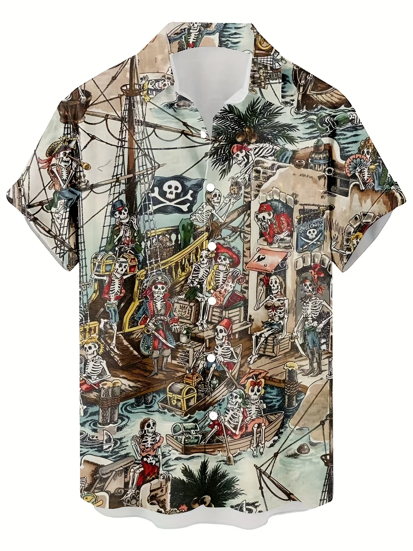 メンズヴィンテージクラシックカーパームツリープルメリアプリン - Vintage Hawaiian Floral Shirt のレビューと価格