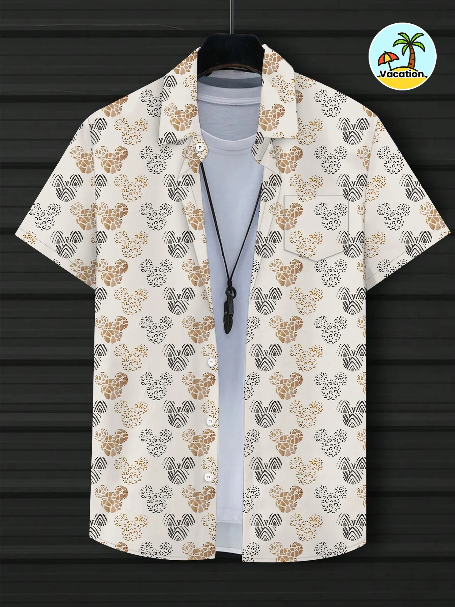メンズヴィンテージクラシックカーパームツリープルメリアプリン - Vintage Hawaiian Floral Shirt のレビューと価格