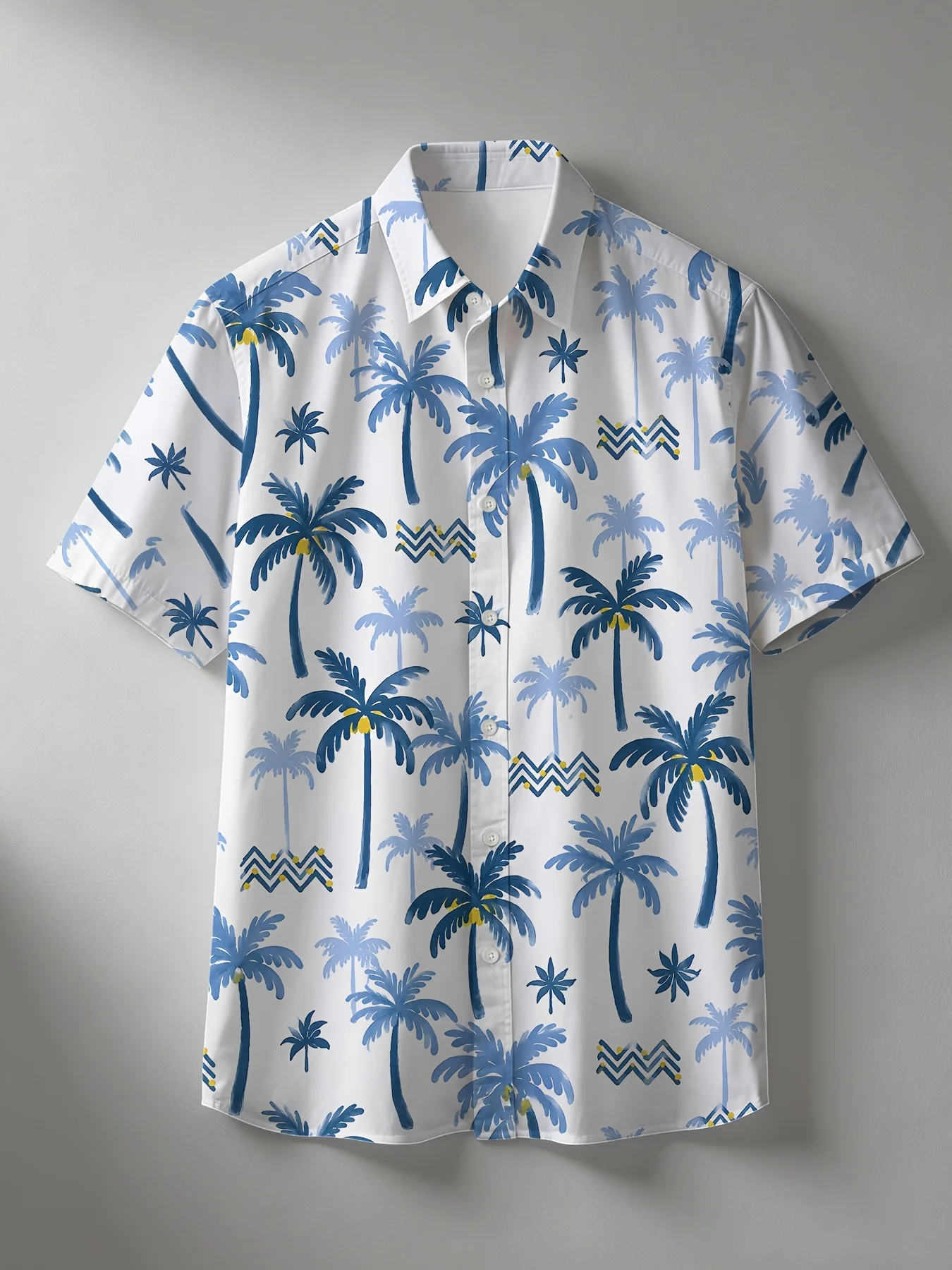 メンズヴィンテージクラシックカーパームツリープルメリアプリン - Vintage Hawaiian Floral Shirt のレビューと価格