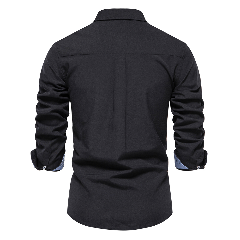 Aiopeson-メンズ長袖ボタンダウンオックスフォードシャ - Oxford Cotton Casual Shirt Business のレビューと価格