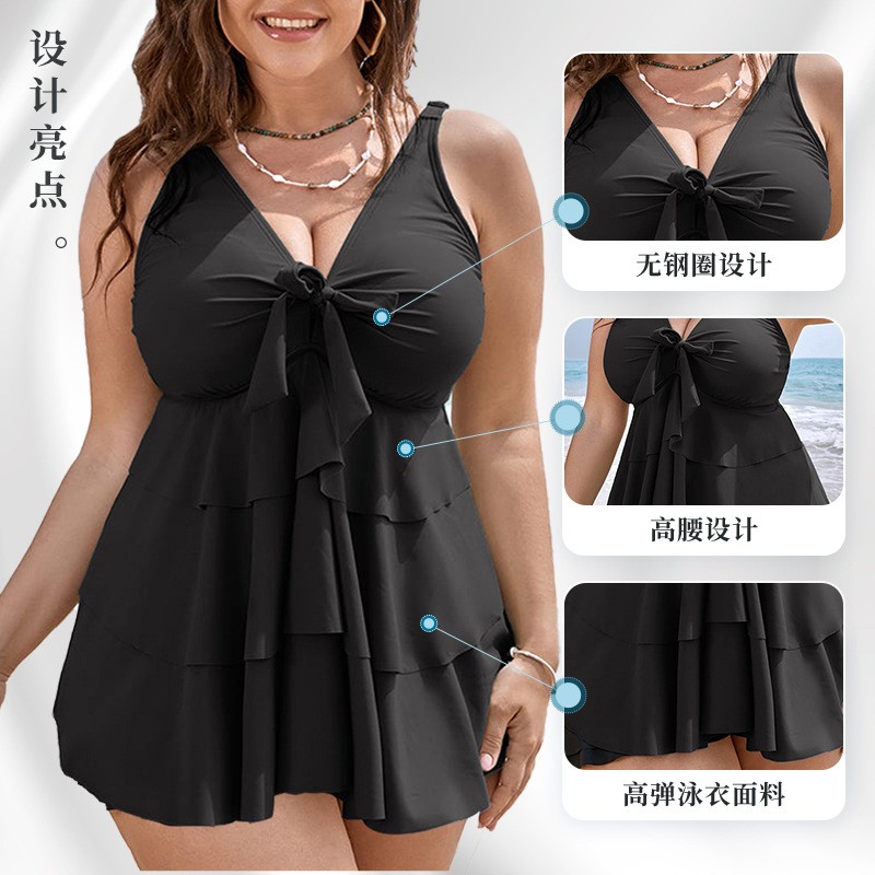 女性タンキニ水着ノースリーブ水着プラスサイズハイウエスト水着 - Suits のレビューと価格