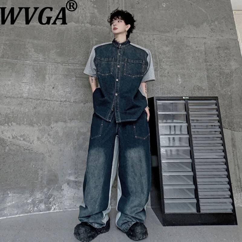 WVGA 2026 夏新作 メンズ スタンドカラー カラーブ - Jeans のレビューと価格
