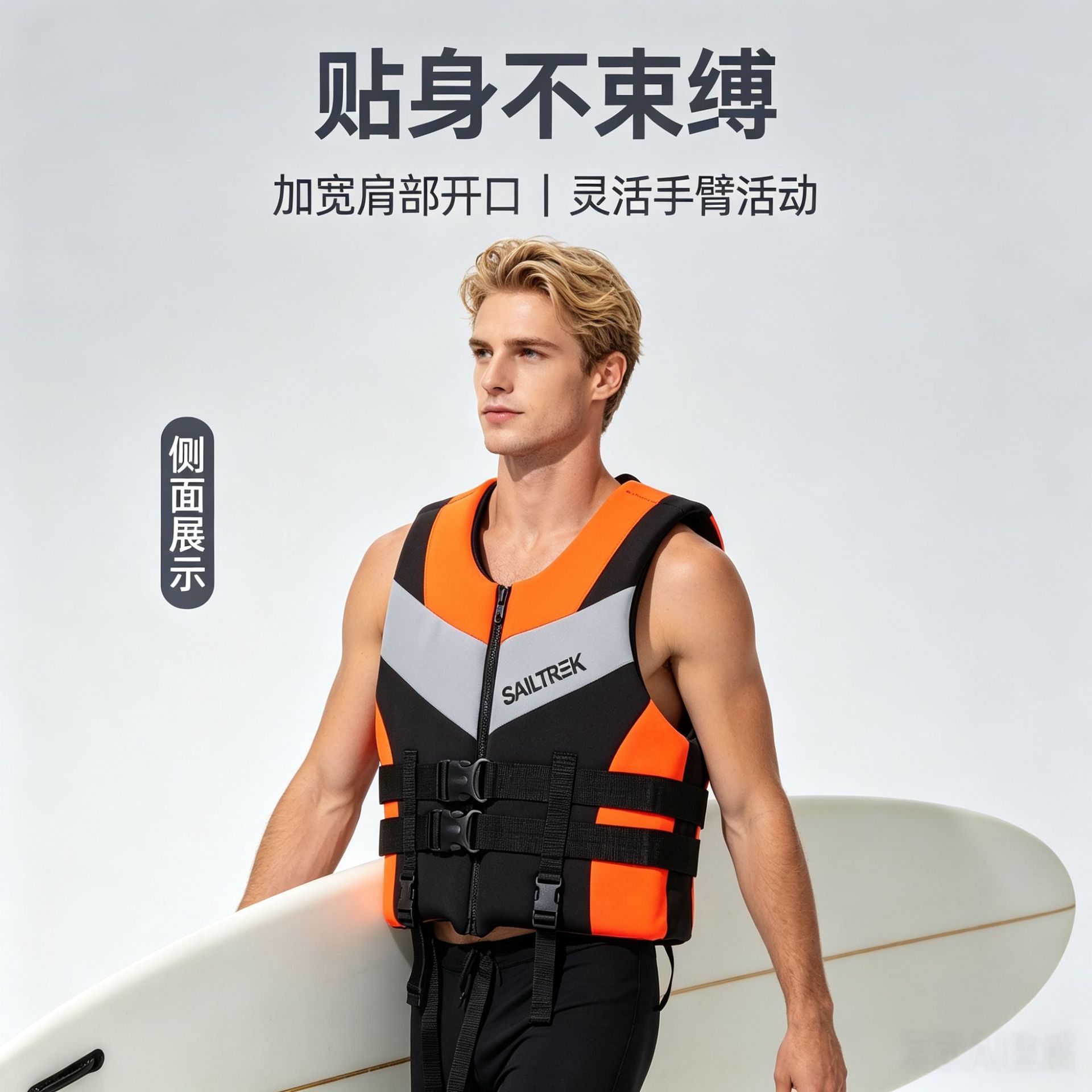 超浮力ジャケット ライフジャケット 水泳 モーターボート 衝 - Jackets のレビューと価格