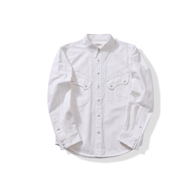 アメリカンヴィンテージパールスナップウェスタンシャツ - ソ - Mens Western Denim Pearl Snap Shirt のレビューと価格