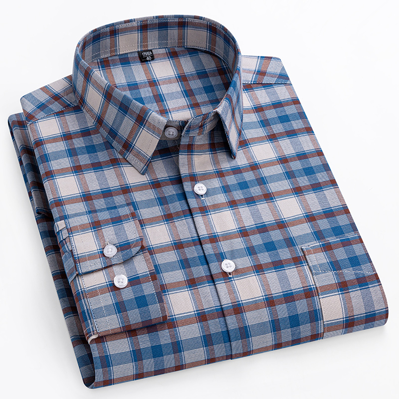 新しい 11XL 10XL 特大メンズ長袖綿 100% オッ - Oxford Cotton Casual Shirt Business のレビューと価格