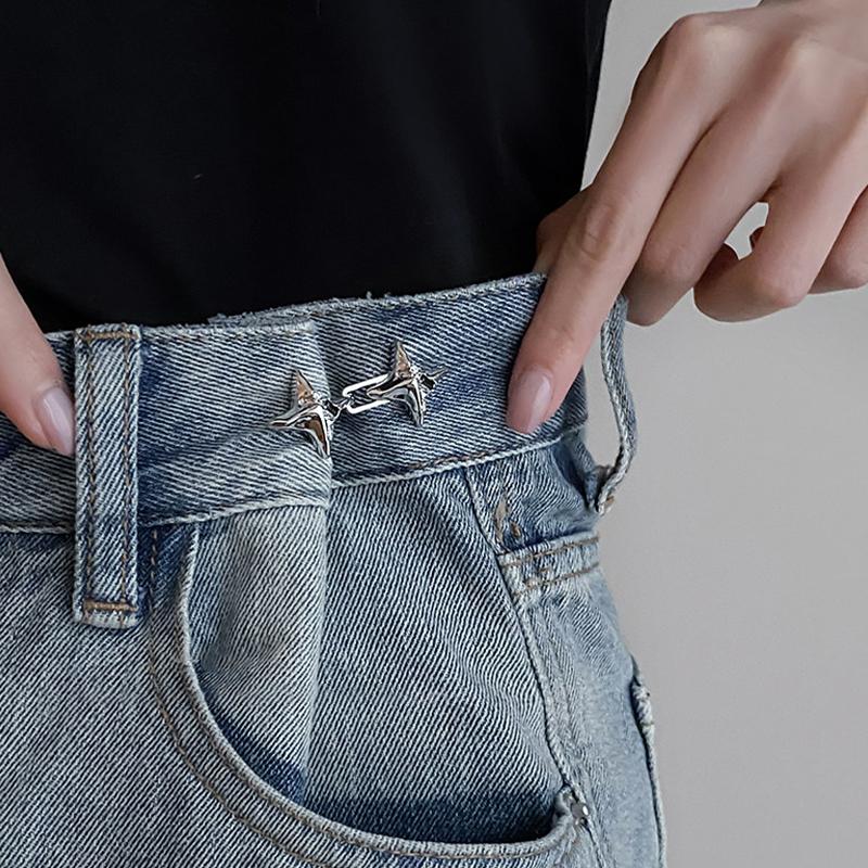 耐久性のある金属製の調整可能なウエストバンドバックル、ジーン - Jeans のレビューと価格